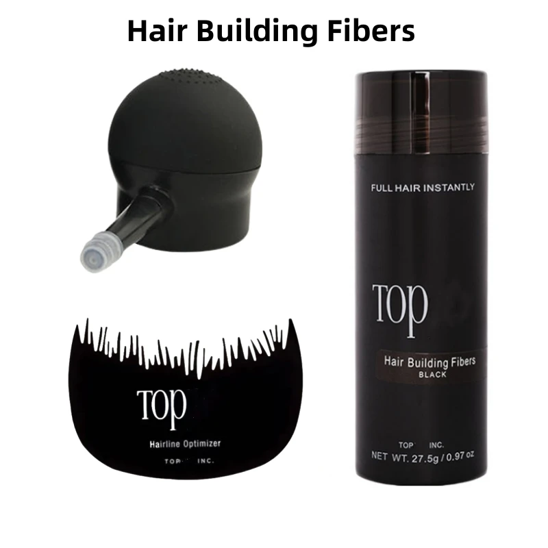 toppik Fibre per capelli polveri per la ricrescita applicatore di cheratina fibre per la costruzione dei capelli pompa Spray crescita dei capelli crescita dei capelli prodotti in polvere per capelli