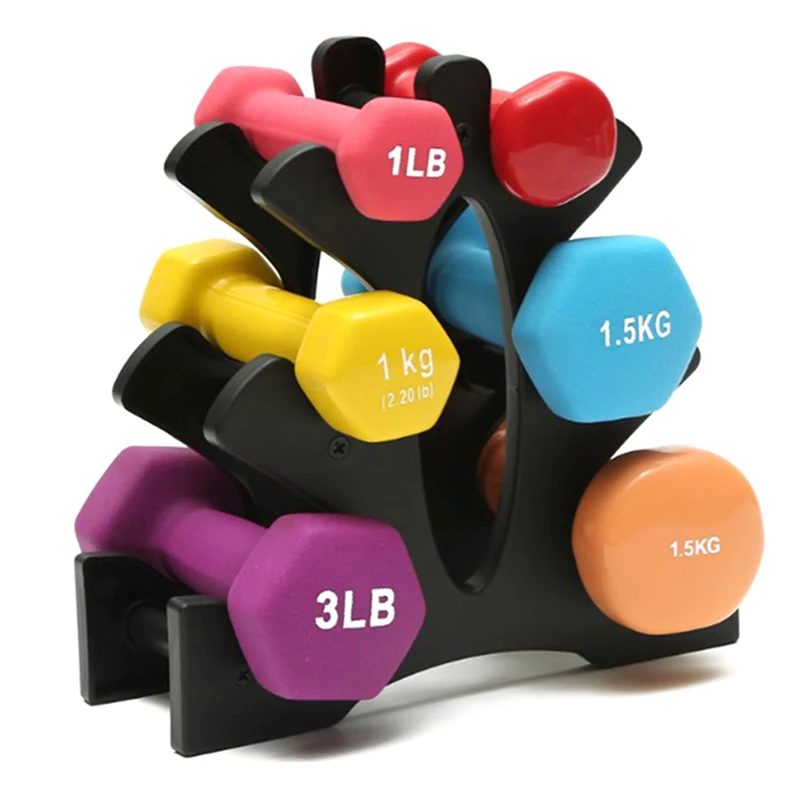 Support D'haltères Vertical 5 Niveaux - Pour Rangement Gym Maison, Stable, Design Feuille, Capacité De Charge élevée