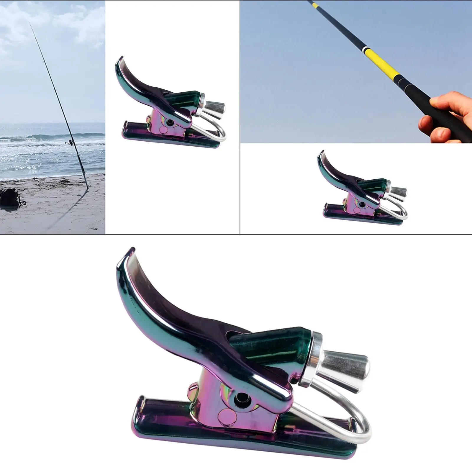 Sea Fishing Casting Trigger Clip Easy to Use Fishing Equipment Bionic Finger Surf Fishing Trigger Aid for Beach Fishing Rod