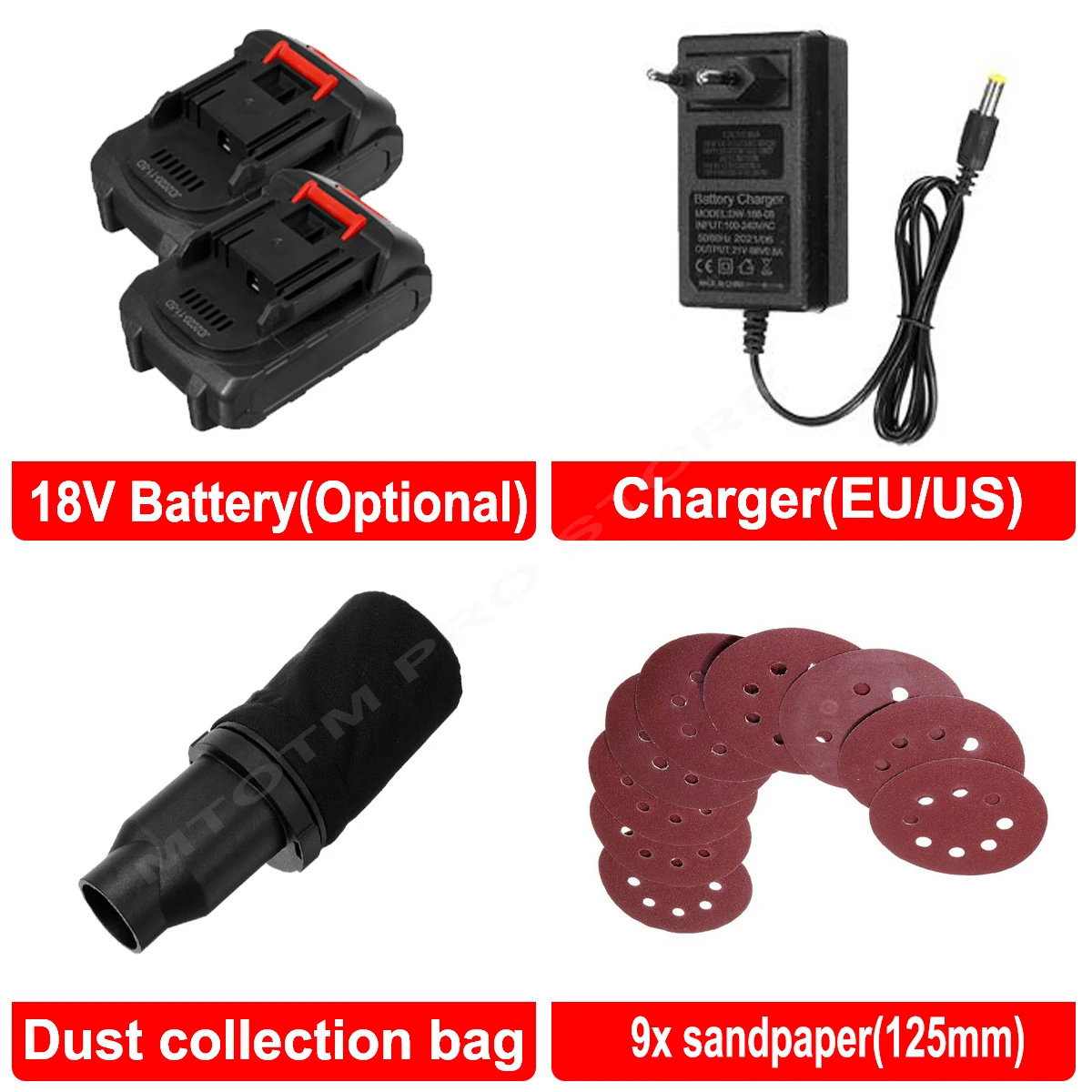 Brushless Random Orbit Electric Sander Wood Grinder Polishing Machine Sander Power Tools For Makita 18V Battery