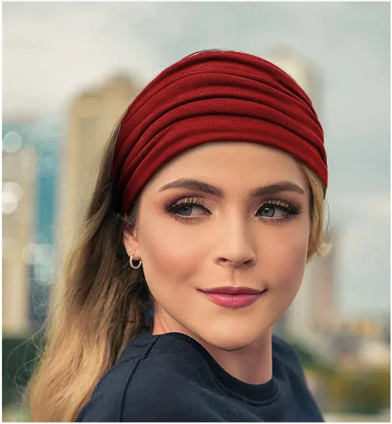 Bandeau Sport Femme Lot De 3 Bandeaux élastiques Unisexes Pour Le Sport Et Le Yoga Bandeau Tennis