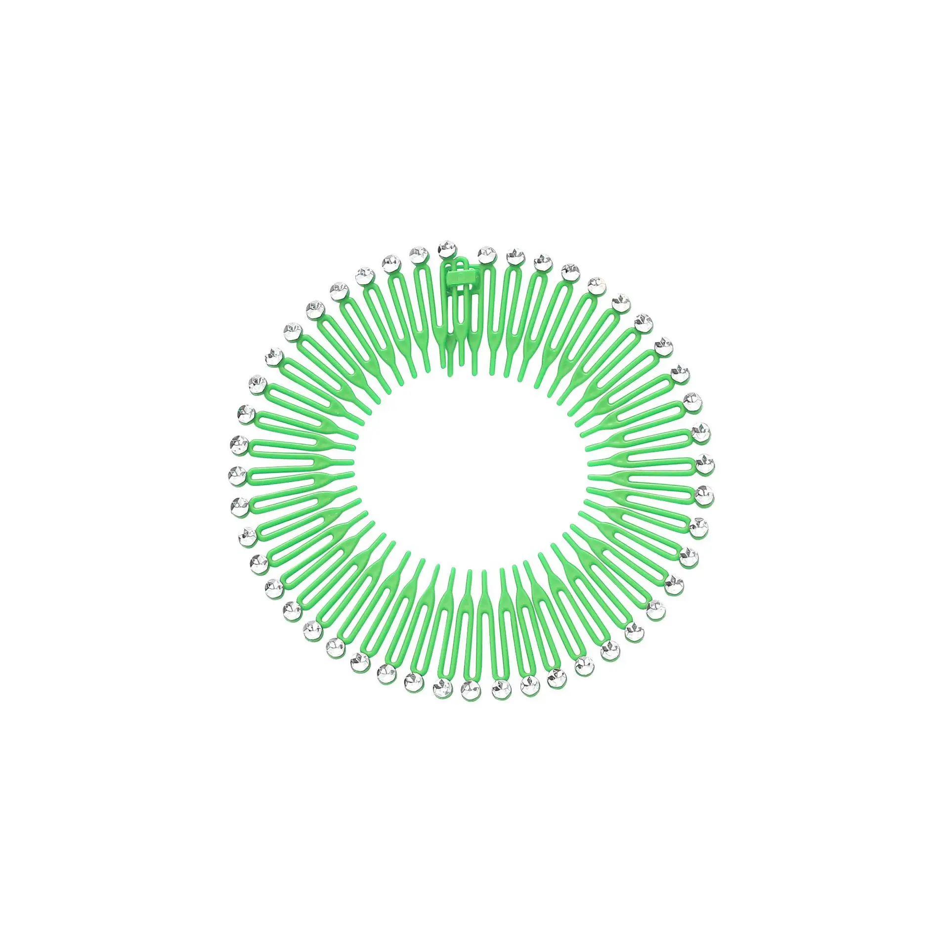 4 Fasce Elastiche Per Capelli A Zig Zag - In Plastica Flessibile, Nere E Marroni, Taglia Unica, Comode E Antiscivolo - 5