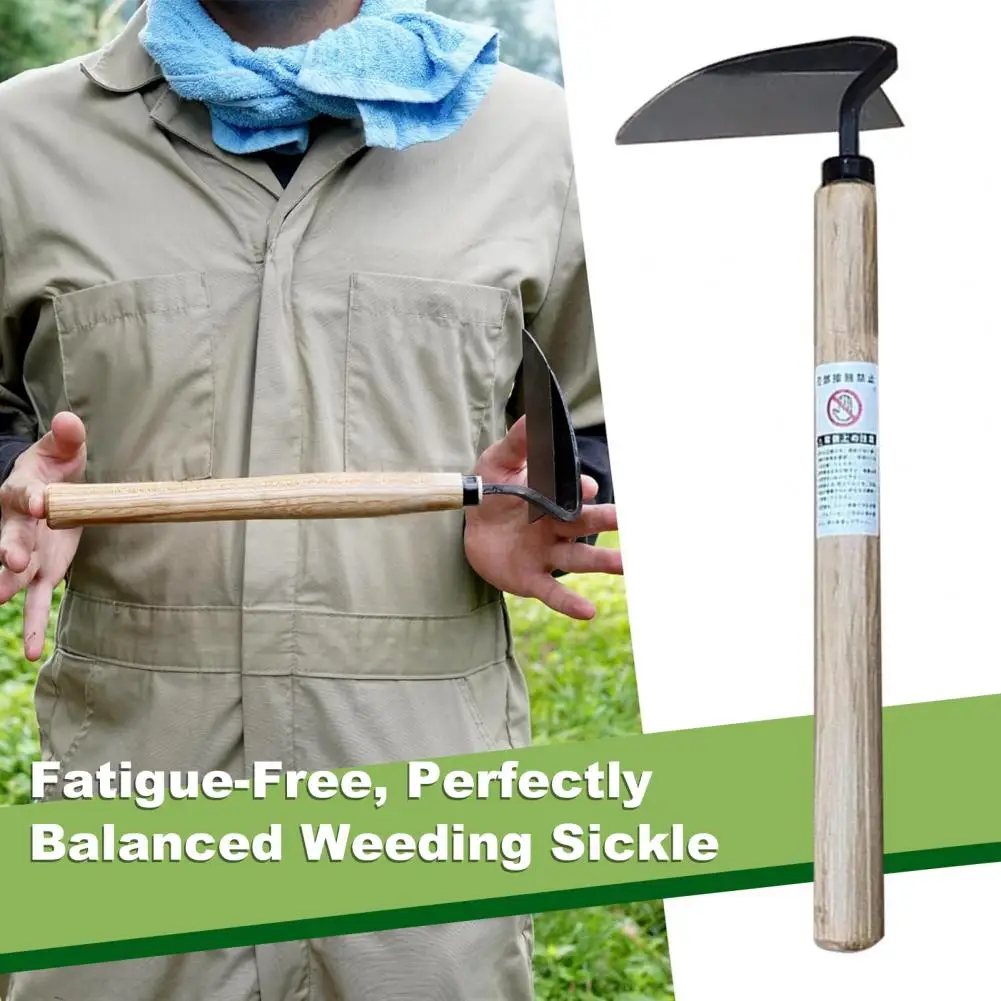 Manual Weeder Japanese Weeding Sickle Ergonomic Grip Handheld Weed Puller Tool Garden Grass Weeder With Razor Sharp Blades 2