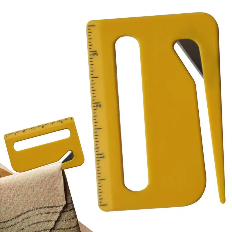 Letter Opener Envelope Mail Slitter Wrapping Cutter Box Opener Safe Mail With Pointed End Magnifying Glass Ruler