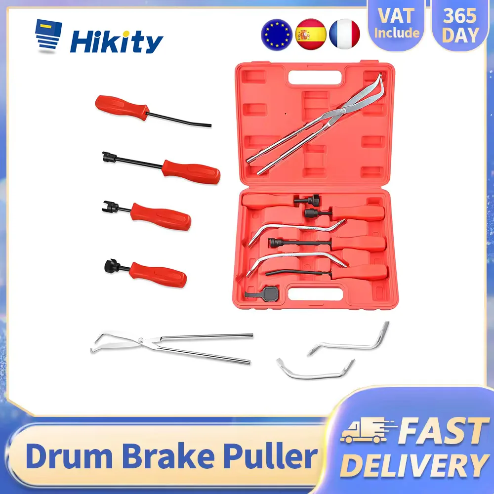 Hikity 8PCS Drum Brake Puller Automotive Brake System Disassembly ...