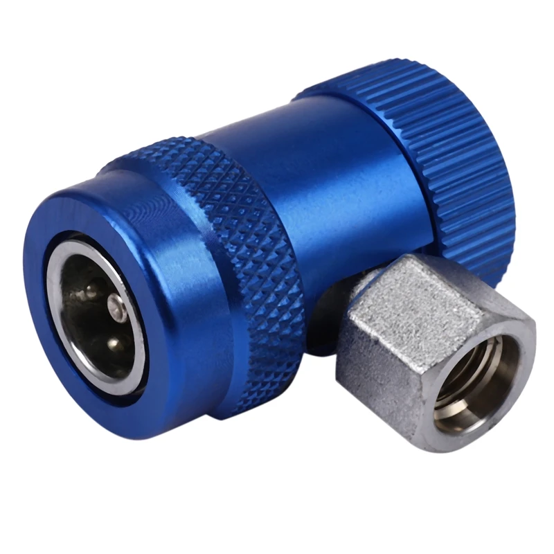 AUTO -Car Auto AC High / Low Side R1234yf Quick Couplers Adapters Conversion Kit With Manual Couplers