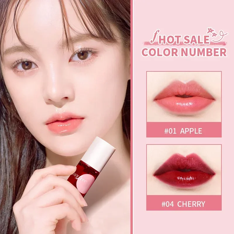 4 Colors Lip Gloss Mini Lip Glaze Mirror Long Lasting Lip Ink Lip Makeup Waterproof Moisturizing Liquid Lipstick Cosmetic 2