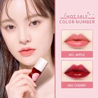 4 Colors Lip Gloss Mini Lip Glaze Mirror Long Lasting Lip Ink Lip Makeup Waterproof Moisturizing Liquid Lipstick Cosmetic 2