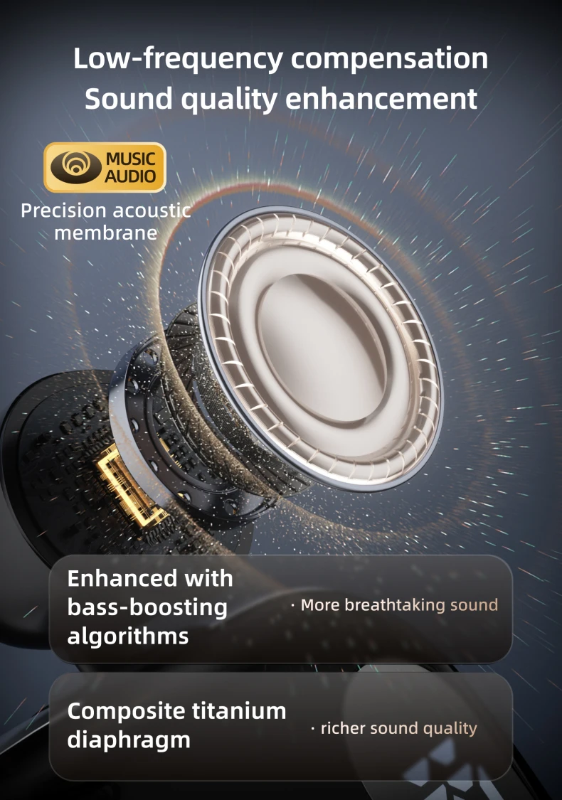 Bluetooth Headphones With Noise Canceling And 90h Battery Life_voghion.com