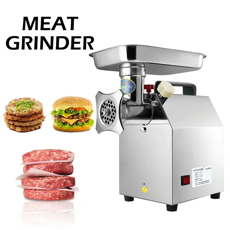 

1100W Electric Meat Mincer Machine Multifunction Slicer Manual Meat Grinder Stainless Steel Sausage Maker Stuffer