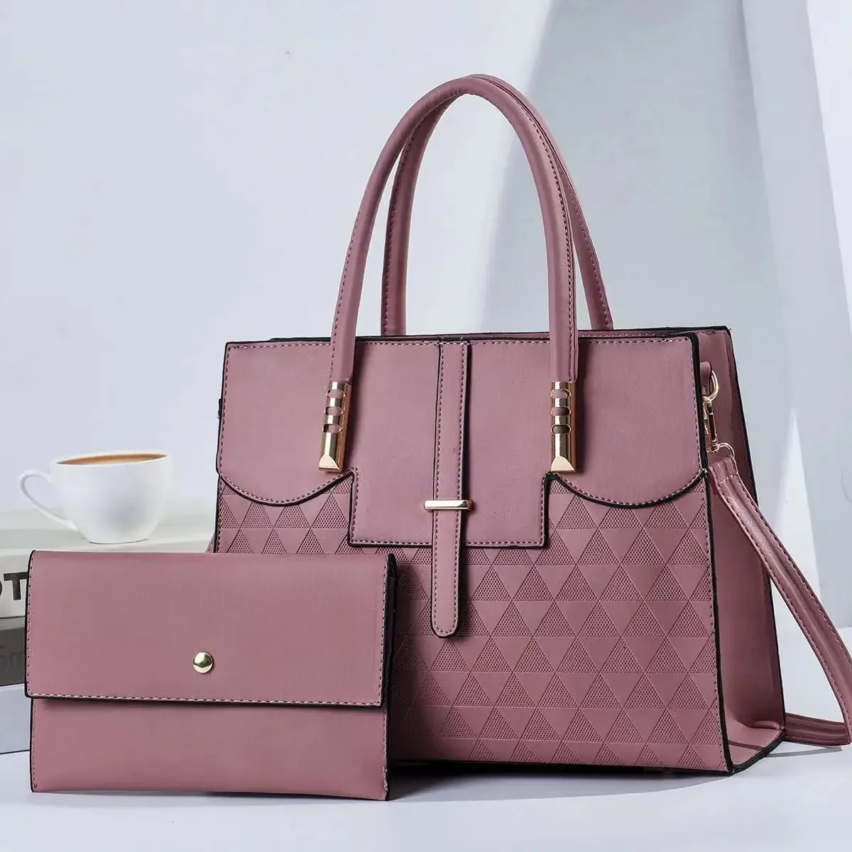 Hot Sale Of The Season New Fashionable PU Women's Handbag Set Crossbody Stylish Shoulder Bag