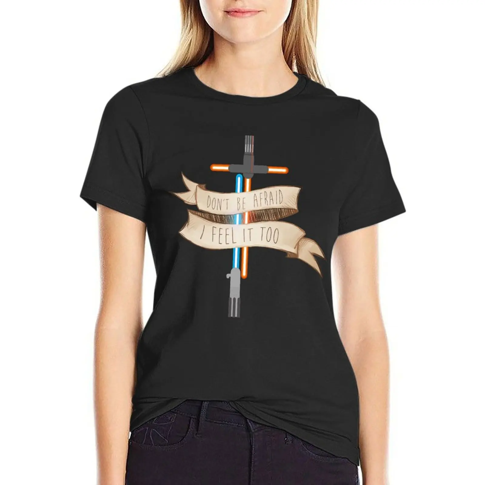 

I feel it too T-Shirt tops summer top vintage clothes tees workout shirts for Women