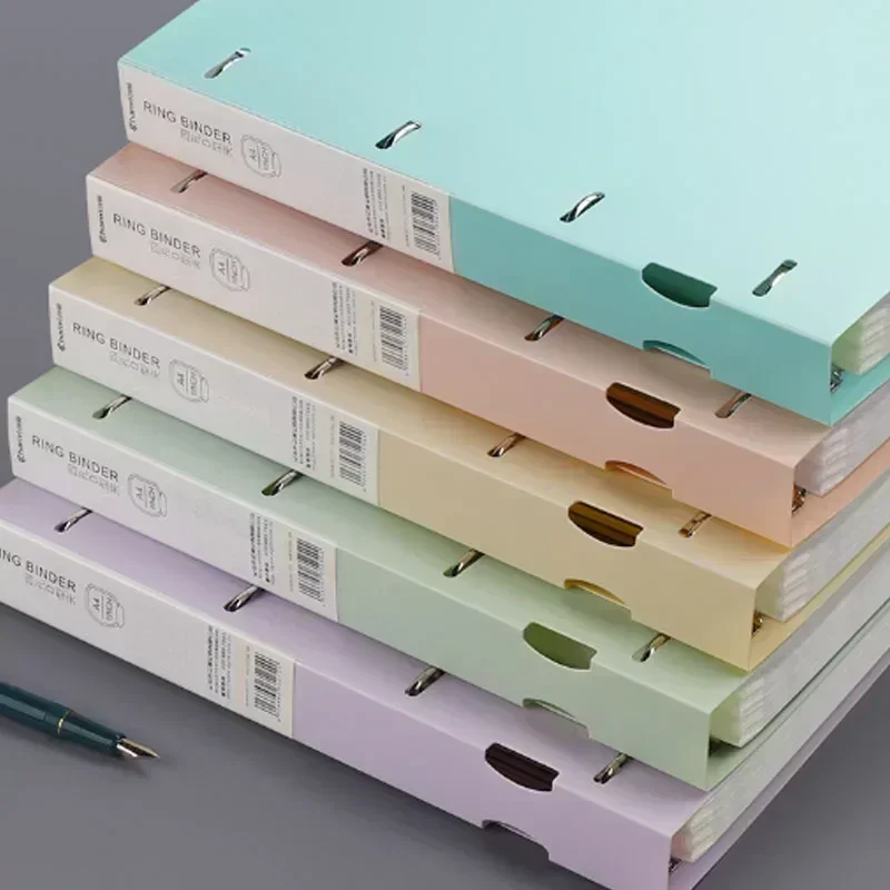 A4 loose-leaf file folder 4 holes waterproof file ring office stationery file folder