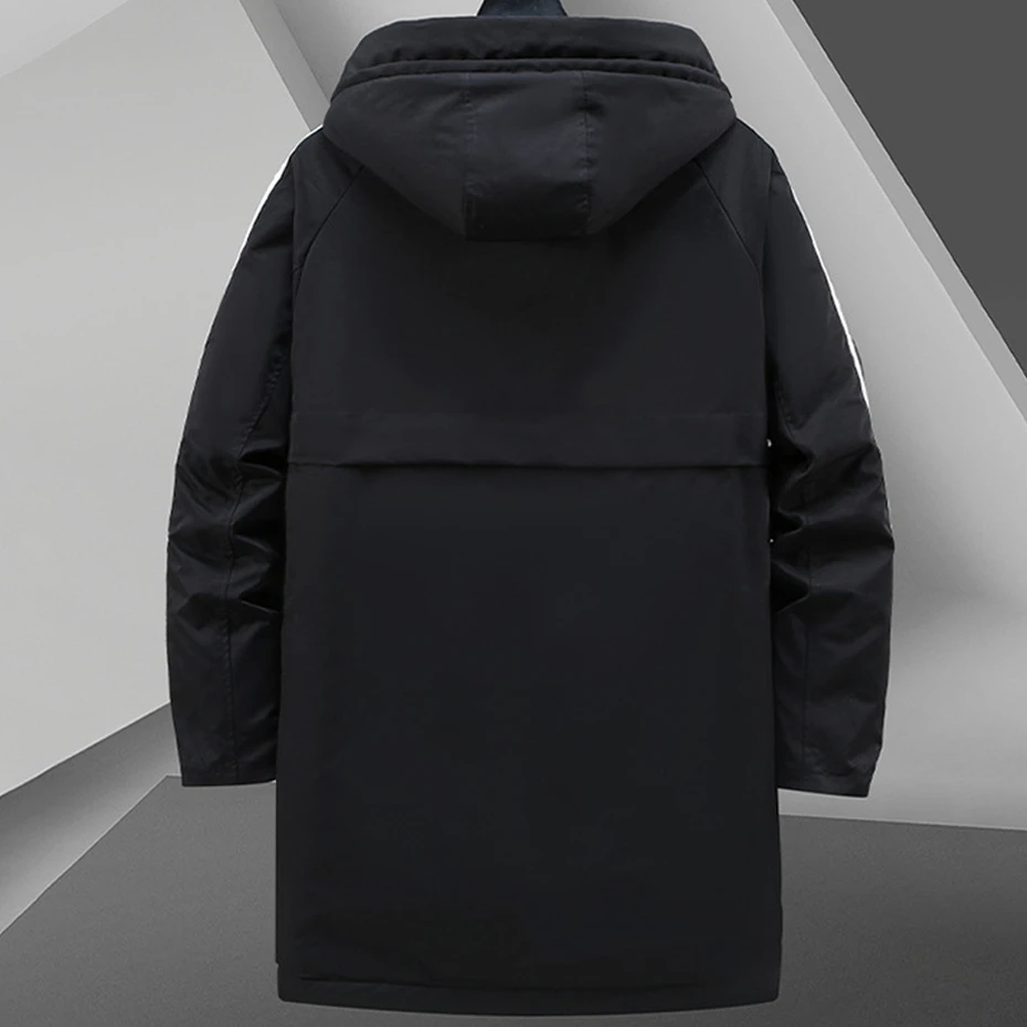 Winter Parkas Men Thick Warm Jacket Coat Plus Size 11XL Fashion Casual Warm Fleece Cargo Jacket Male Thick Windbreak Outerwear