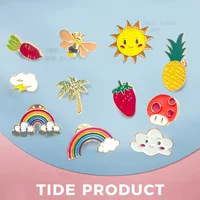 Shop Online for 10/50pcs Cute Random Badges - Personalized Cartoon Fashion Pins Set for Clothes, Bags, and More - Image 3