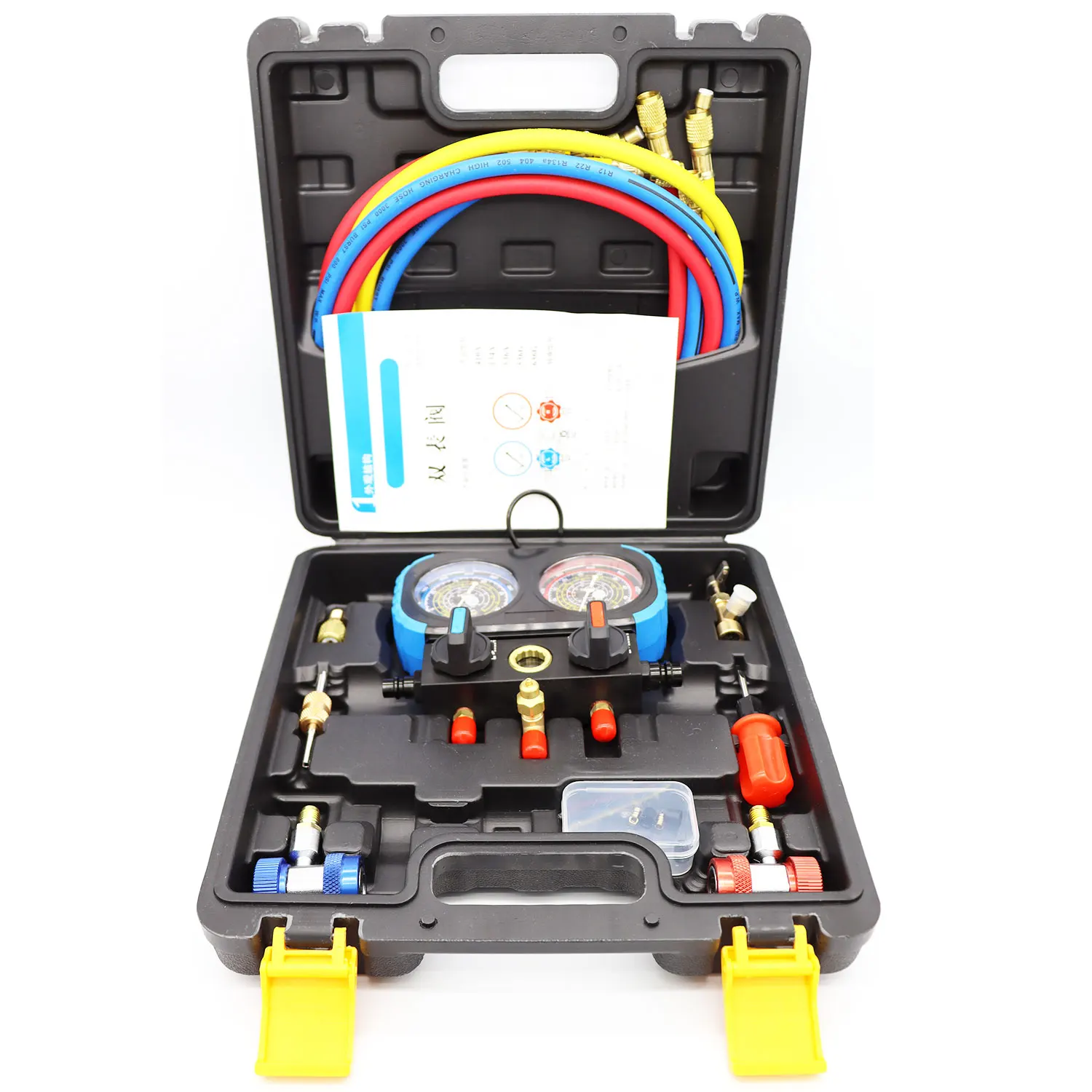 2022 Nieuwe Ac Diagnostic Manometerset Set, Hvac Diagnosti Tool Voor