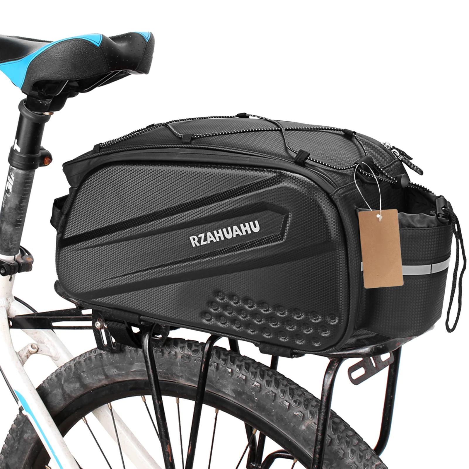 

10L Bicycle Rear Seat Bag Waterproof Cycling Pannier Bag Handbag Bike Rack Trunk Cargo Bag Multifunctional Shoulder Bag