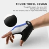 Short Finger Cycling Gloves，Thick Palm Pad Anti Slip，Breathable Spring And Summer Sports Outdoor Gloves 2