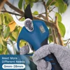 28mm LED screen progressive anti shearing hand electric pruning cutter fruit tree pruning cutter lithium battery cordless garden 3