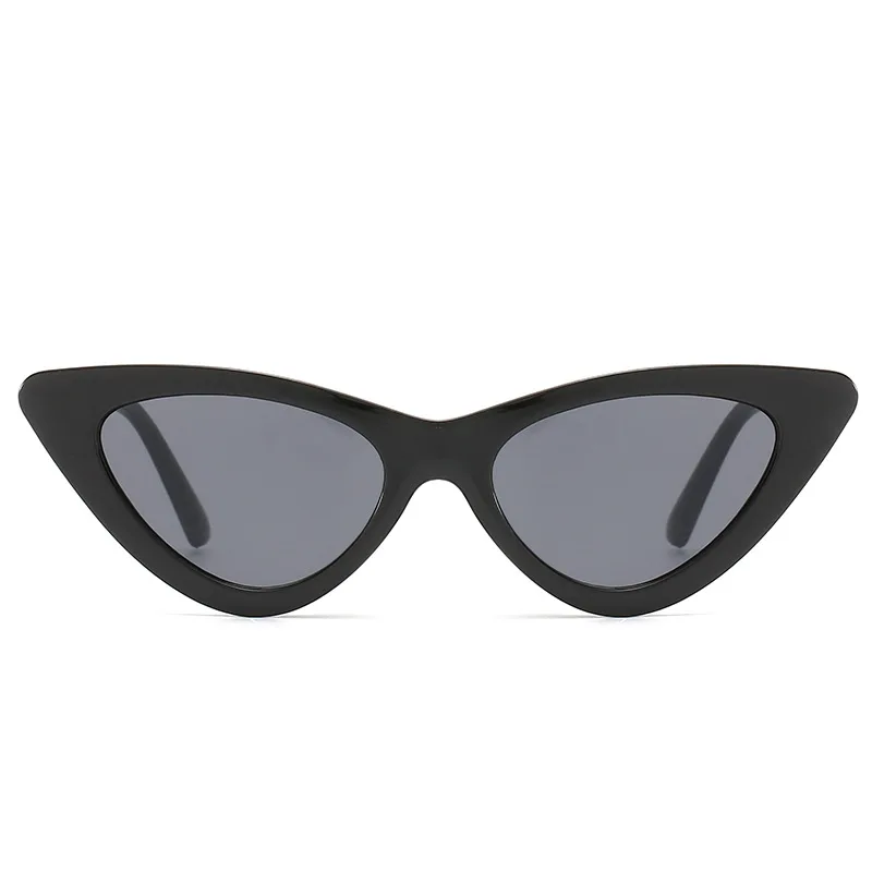 

2022 New Sunglasses Trendy Cat Eye Shade Sunglasses Fashion Small Frame Triangle Female 9788