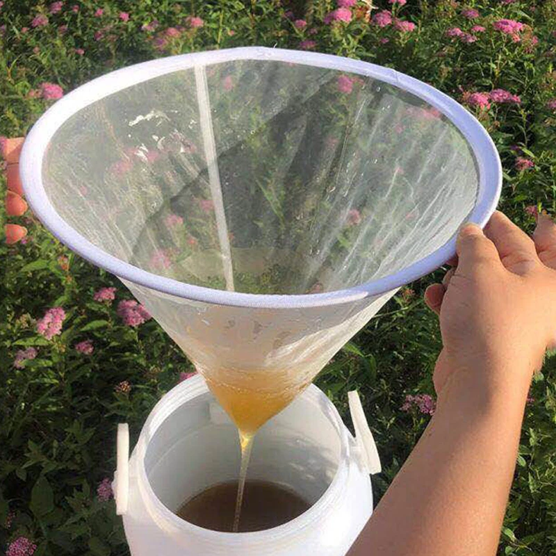 high quality 150 Mesh White Honey Strainer White Nylon Fibre Filter Net  Layer Purifier Beekeeping Honey Picking Tools - AliExpress