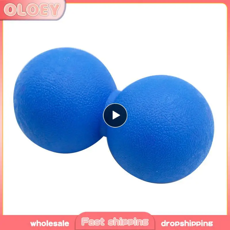 

1PCS Fascia Ball Lacrosse Muscle Relaxation Exercise Sports Fitness Yoga Peanut Massage Ball Trigger Point Stress Pain Relief