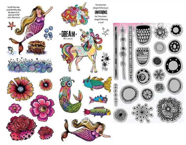 Background Transparent Clear Silicone Stamp/Seal For DIY Scrapbooking/Photo Album Decorative