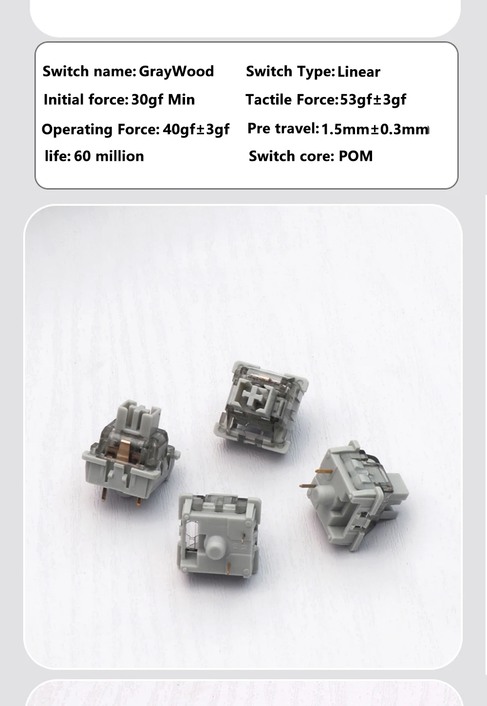 3Pin, Teclado Gaming DIY, MX RGB Hot-Swap Switch, V3