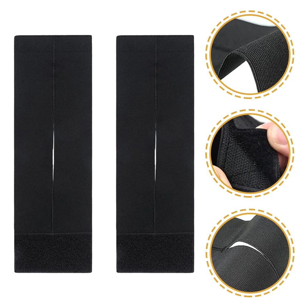 2 Pcs Baseball Glove Strap Black Gloves Gift Protectors Softball Equipment Band Accessories Polyester Men's Reusable
