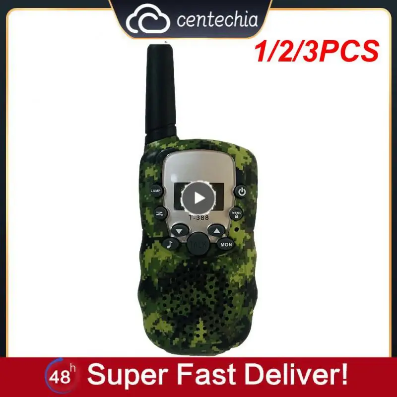 

1/2/3PCS New Kids Walkie Talkie Celular Handheld Transceiver Highlight Phone Radio Interphone 3KM Mini Talkie Walkie Toys Gifts