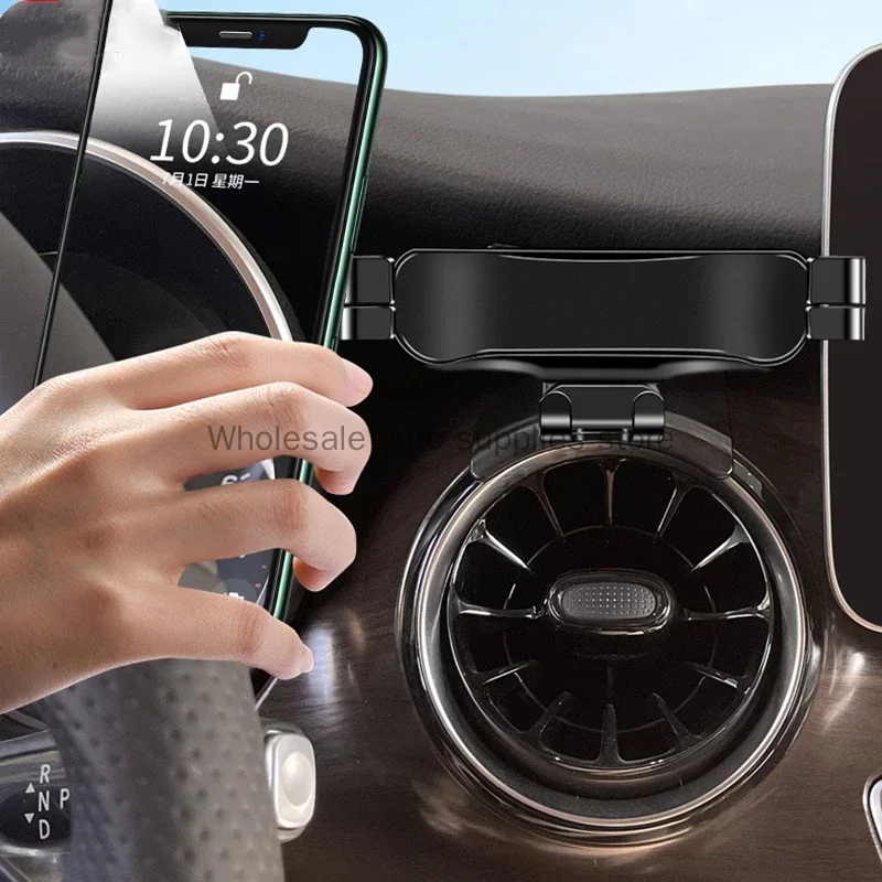 Car Mobile Phone Holder Air Vent Mount Gravity Bracket Stand Auto Modified Accessories For Mercedes Benz V Class W447 2015 -