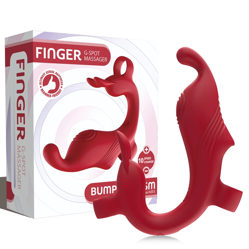 Finger Vibrator Sleeve Sex Toys for Women Couple G Spot Clitoral Stimulator Fast Orgasm Squirt Female Masturbation Sex Toy Adult