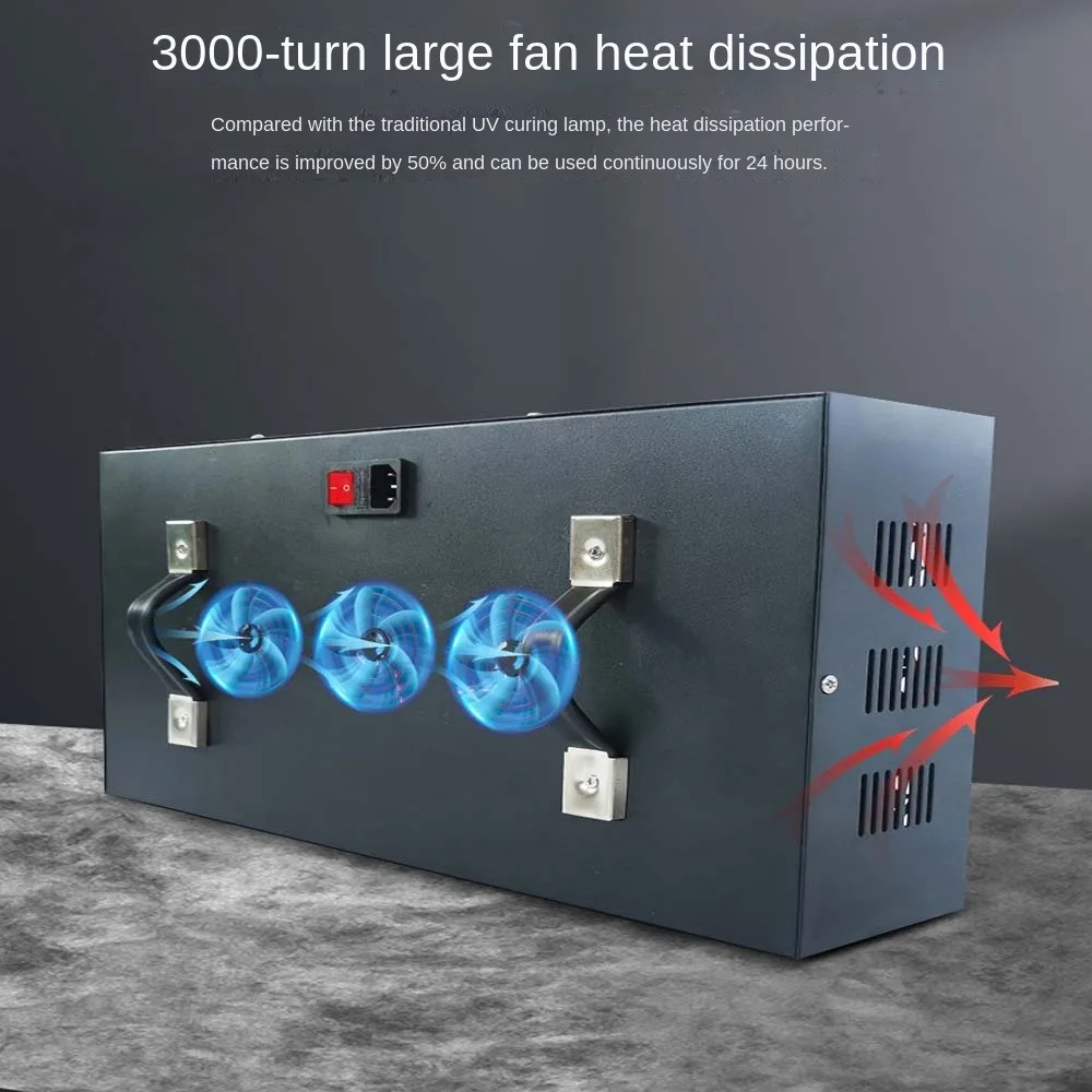 air-cooled UV Ultraviolet Curing Lamp 365nm 395nm 405nm Glue Resin Green Oil Solder PCB board Coating LCD Screen Paint Varnish
