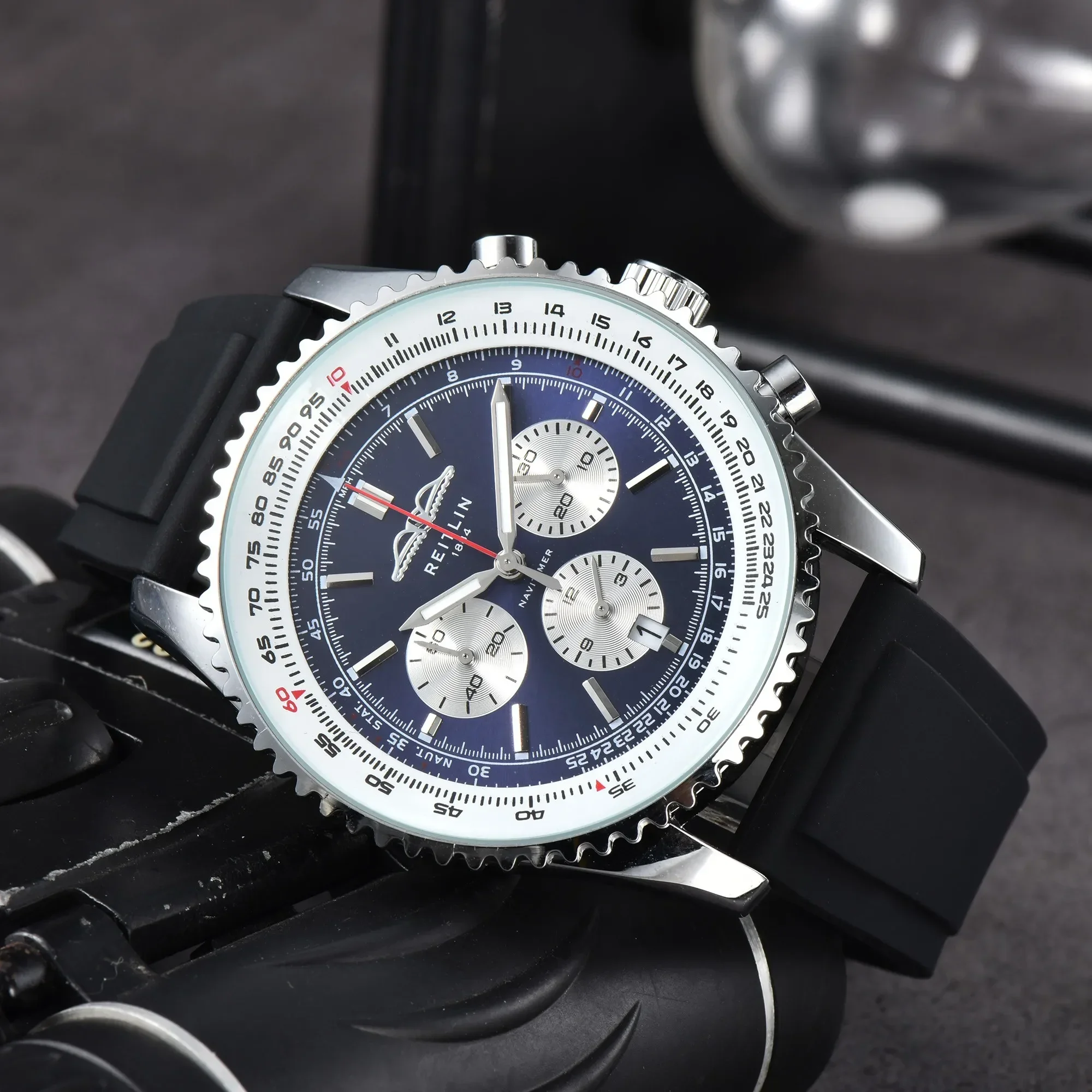 

Top Breitling Watches For Mens Luxury Top Time Style Sport Automatic Date Wristwatch Business Chronograph Quartz AAA Male Clocks