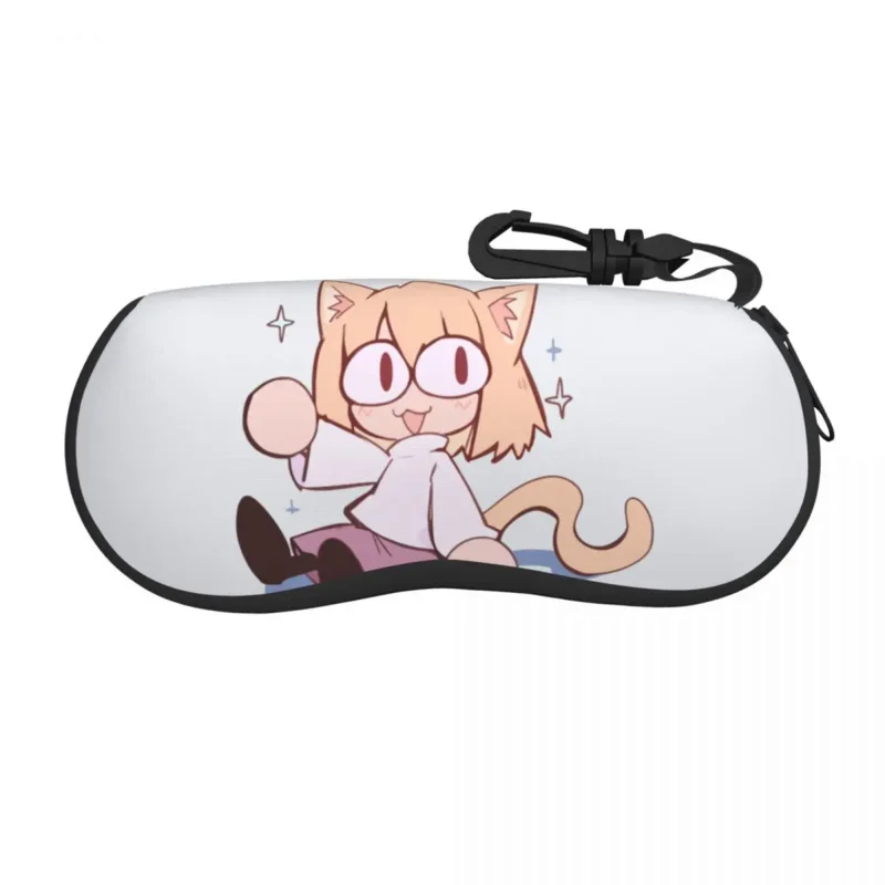 

Custom Kawaii Neco Arc Shell Glasses Case Unisex Fashion Cartoon Comic Game Eyeglasses Case Sunglasses Protector Box