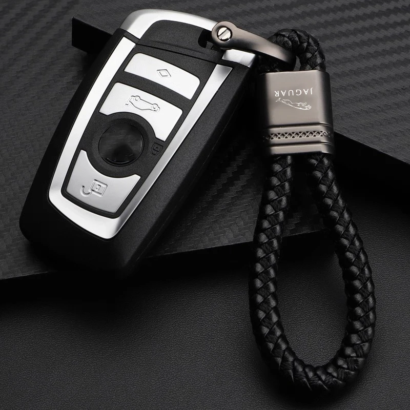 고품질 가죽 키체인 키링 자동차 액세서리 (재규어 XKR XEL XFL XK XJL XJ6 XJS XFR X XE XF XJ F-타입 F-페이스 용)