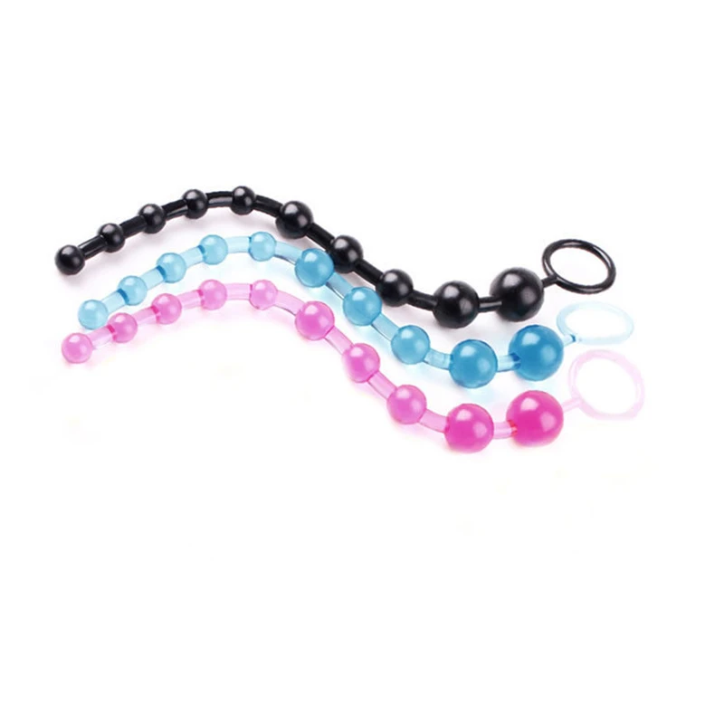 Anale stimulator met kralen butt plug voor koppels_voghion.com