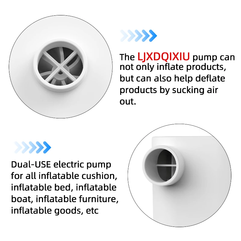 Xiaomi Youpin Air Pump Wireless Air Compressor Camping Inflatable Deflate Beds Mats Swimming Ring Mini Portable Outdoor Inflator 4