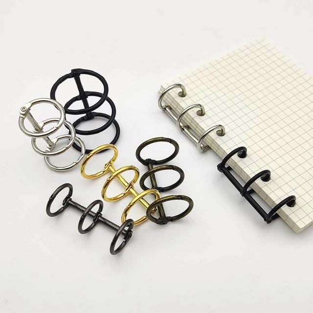 5pcs DIY binder clips DIY Ring Binder Metal Clip A6 Notebook Mechanism |  eBay