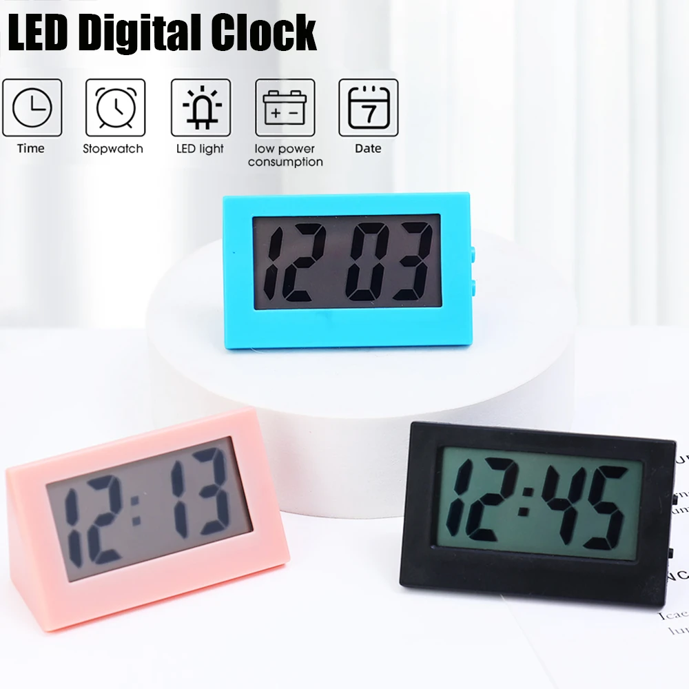 Digital Time Clock Desktop Electronic Clock Desktop Mini Mini