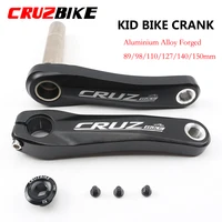 CRUZbike 89/98/110/127/140/150mm Alloy Aluminum MTB Child Bike Crank Kids Folding Bicycle Cranksets