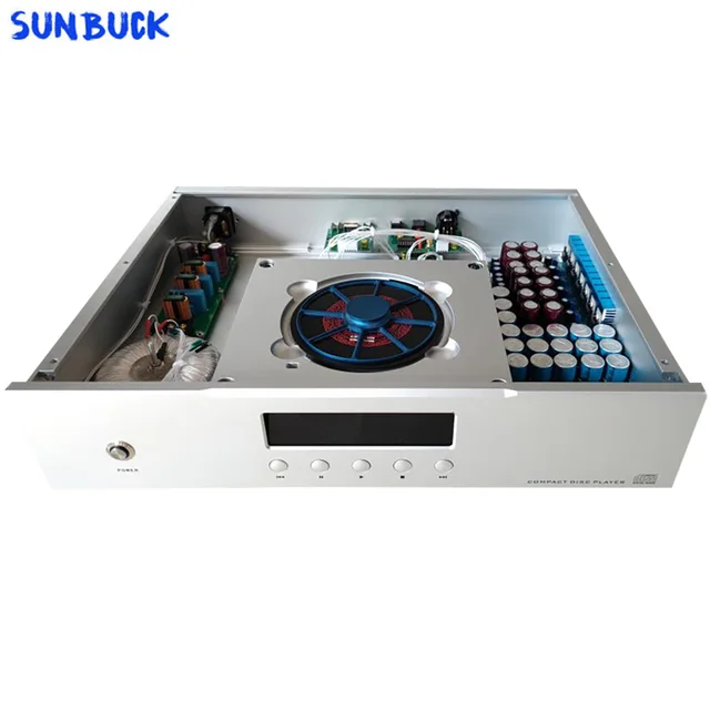  Tocadiscos CDM4 HiFi Dual Core Swing Movimiento OCXO Termostato Reproductor  CD Transporte HiFi Chasis Aluminio Activo Audio CD Reproductor VFD Pantalla  : Electrónica