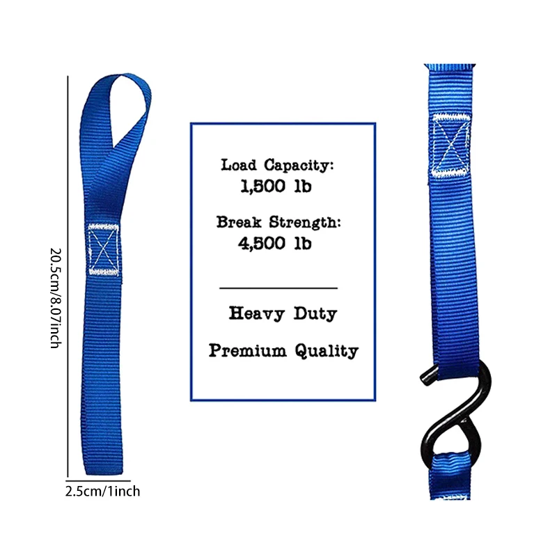 Tie Downs Soft Straps Loops for Motorcycle Better Loading Capacity Sturdy Straps for Handlebar Luggage Bandage motorcycle luggage strap ratchet tie down belts