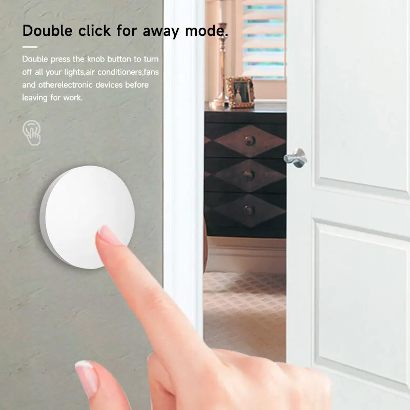 Tuya Zigbee 스마트 장면 스위치 푸시 버튼 리모컨 무선 자동화 다중 장면 트리거 지원 Alexa Google Voice