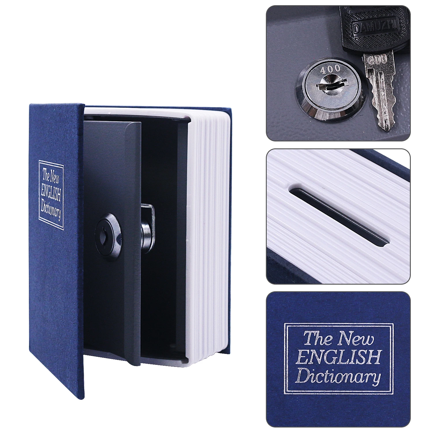 Creative book safe password box, mini lockable piggy bank, can be mixed with books to provide extra security for your money