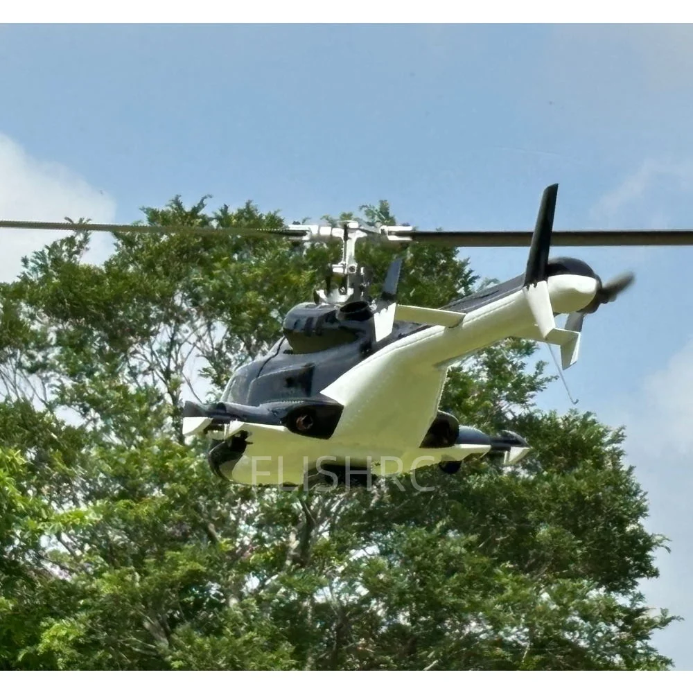 FL450 V4 FLISHRC Roban Airwolf 450 Size Helicopter Scale 6CH RC Helicopter GPS with H1 Flight Control RTF FLISHRC Helicopter 3