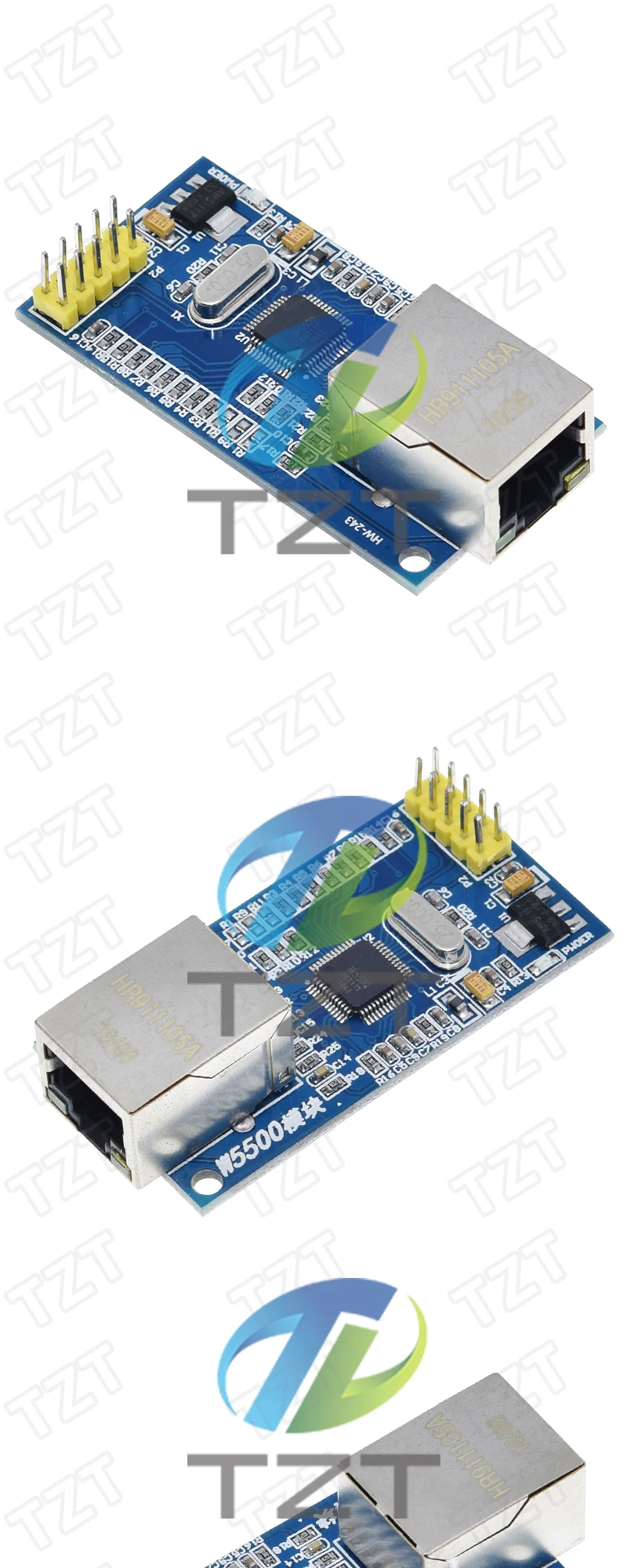 1/3PCS W5500 Ethernet Netzwerk Modul TZT Hardware TCP/IP 51/STM32 Programm Über W5100 – Detail 3