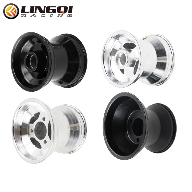 

LINGQI RACING 10*3.6-5 Kart Front Hub Aluminum Alloy Front Wheel Hub Ring Rim For Go Karts Drift Car Motorcycle Accessories