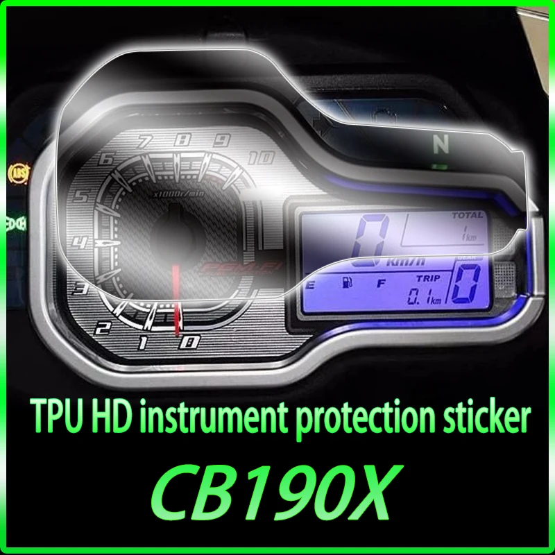 

Applicable to Honda cb190X high-definition scratch resistant instrument film scratch self-healing protection film retrofit sti