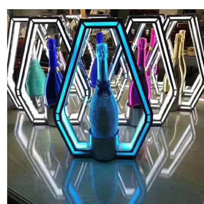 MOËT & CHANDON シャンパン LEDディスプレイ Rhombic Rechargeable LED Moet Champagne Wine Chandon Bottle